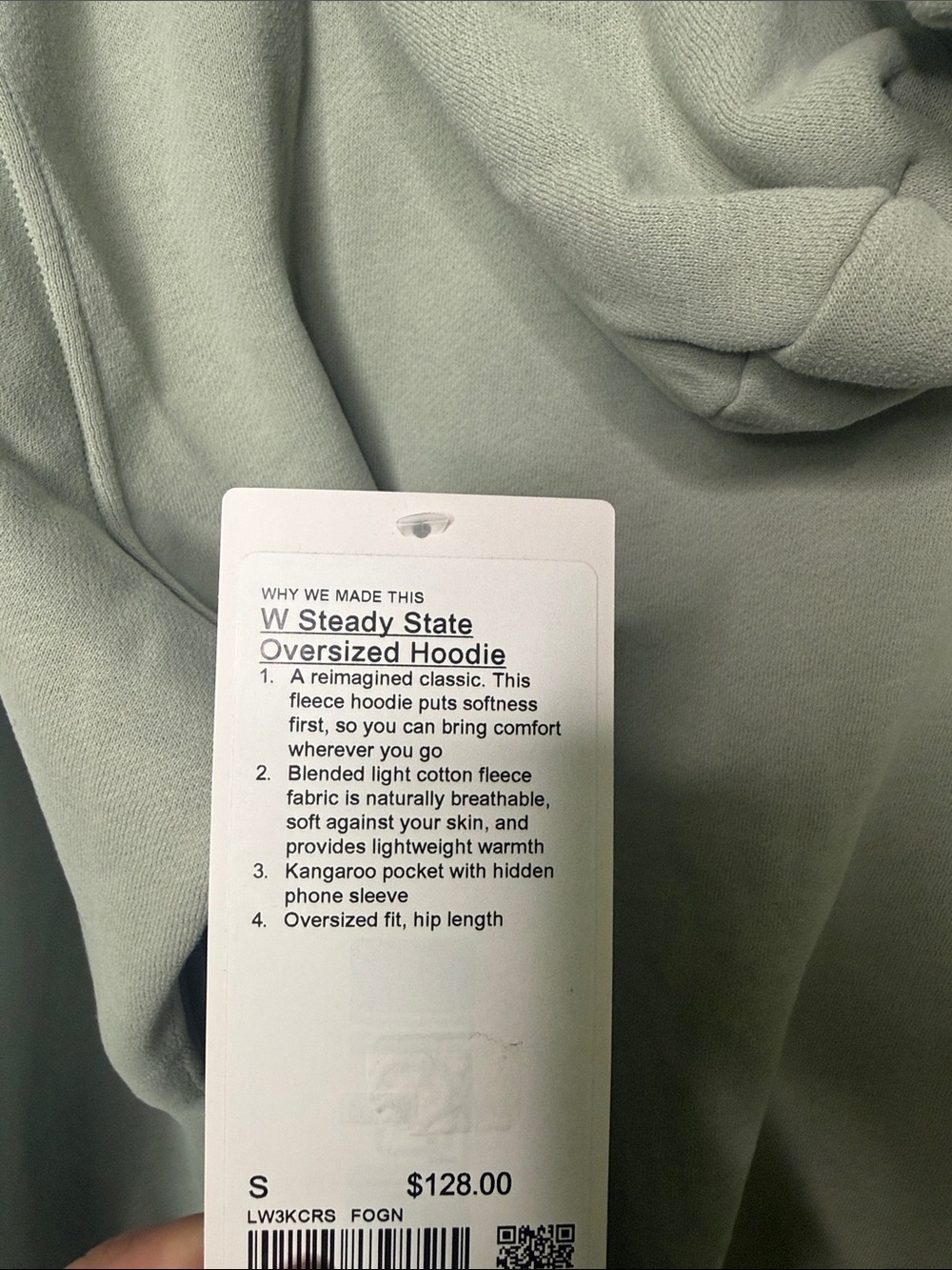 Lululemon W Steady State oversized Hoodie - Picture 4 of 4